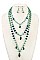 3-Layer Beads Fashion Necklace Set