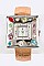 Fashionable Metallic Cuff Crystal Square Watch LA 05-BG1230L