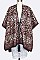 Leopard Print Kimono / Women Cardigan LA-PRH6236
