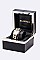 Elegant ELGIN Chunky Chain Bangle Watch Gift Set LAELL1031