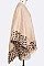 Leopard Print Accent Shawl LA-PN304X003