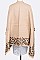 Leopard Print Accent Shawl LA-PN304X003