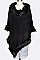 Elegant Faux Fur Poncho LA-PC099