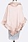 Elegant Faux Fur Poncho LA-PC099