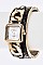 Elegant ELGIN Chunky Chain Bangle Watch Gift Set LAELL1031