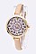 Chic Iconic Printed Dial Skinny Band Fashion Watch LA-1618