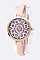 Chic Iconic Printed Dial Skinny Band Fashion Watch LA-1618