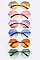 Pack of 12 Pieces Ocean Lenses Mix Tone Sunglasses LA138-2219