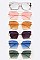 Pack of 12 Pieces Pierced Arrow Iconic Cat Eye Sunglasses LA138-1386