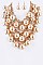 Lush Pearls & AB Marquis 3-Layer Fashion Necklace Set LACN2107