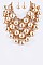 Lush Pearls & AB Marquis 3-Layer Fashion Necklace Set LACN2107