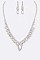 Posh Rhinestone Evening Necklace Set LANR2020221