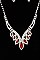 GLAM MARQUISE CUT GEM NECKLACE SET