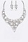 Bejeweled Crystal Statement Necklace Set