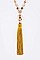 Fashion Tassel Pendant Necklace LA-11848