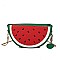 Novelty Cute Watermelon Shaped Shoulder Clutch