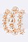 Posh Mix Pearls Iconic Stretch Bracelet 3-Pc Set LACB0461