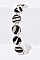 Chic Calf Leather Animal Print Stretch Bracelet LAKB0504