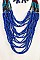 MULTI TIERED BEAD NECKLACE SET