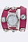 Fashionable Crystal Studs Wrap Around Fashion Watch LA-1430B