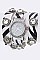 Fashionable Crystal Studs Wrap Around Fashion Watch LA-1430B