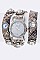 Fashionable Crystal Studs Wrap Around Fashion Watch LA-1430B