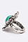 Fashionable Turquoise Fashion Stretch Ring LASR0063