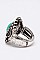 Fashionable Turquoise Iconic Stretch Ring LASR0062