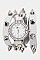 Fashionable Studded Wrap Watch LA-1923RG