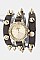 Fashionable Studded Wrap Watch LA-1923RG