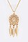 ICONIC DREAM CATCHER PENDANT NECKLACE