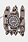 Fashionable Studded Wrap Watch LA-1923RG