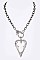Charmed Crystal Heart Pendant Necklace