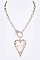 Charmed Crystal Heart Pendant Necklace