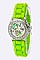 Fashionable Butterfly Dial Crystal  Watch LA 05-383