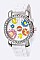 Trendy Spring Flowers Silicon Watch LA 05-1137FLW