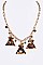 Celluloid Triangle Drop Iconic Necklace LAN6150