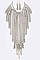 Posh Coil Chain Statement Necklace Set LACN0109Z