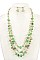 THREE TIER MIXED BEAD NECKLACE SET