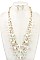 THREE TIER MIXED BEAD NECKLACE SET