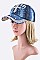CRYSTAL EMBELLISHED FAITH CAP