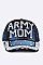 Crystal ARMY MOM Embelished Fashion Denim Cap LA-HT277X094D
