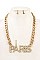 PARIS PENDANT CHAIN NECKLACE SET