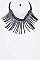 Iconic Metal Bars Collar Necklace Set LA-PS3086