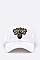 DISTRESSED GOLDEN BEE PATCH VELOUR CAP