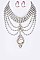 Classy Statement Rhinestone Necklace Set LA-GNE2047