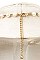 PEARL LINK FLORAL PENDANT NECKLACE