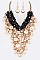 PEARLS & BEADS MIXED MEDIA STATEMENT NECKLACE SET