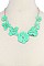 LINKED LUSH FLOWERS NECKLACE