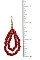 BRAIDED BEAD CHAIN BIB NECKLACE SET